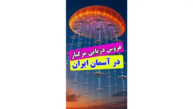 برخورد آرایش عروس دریایی از پهپادها در آسمان ایران با خلبان جنگنده آمریکا F15_دکتر مجید مقدری_دیجیتال جرم